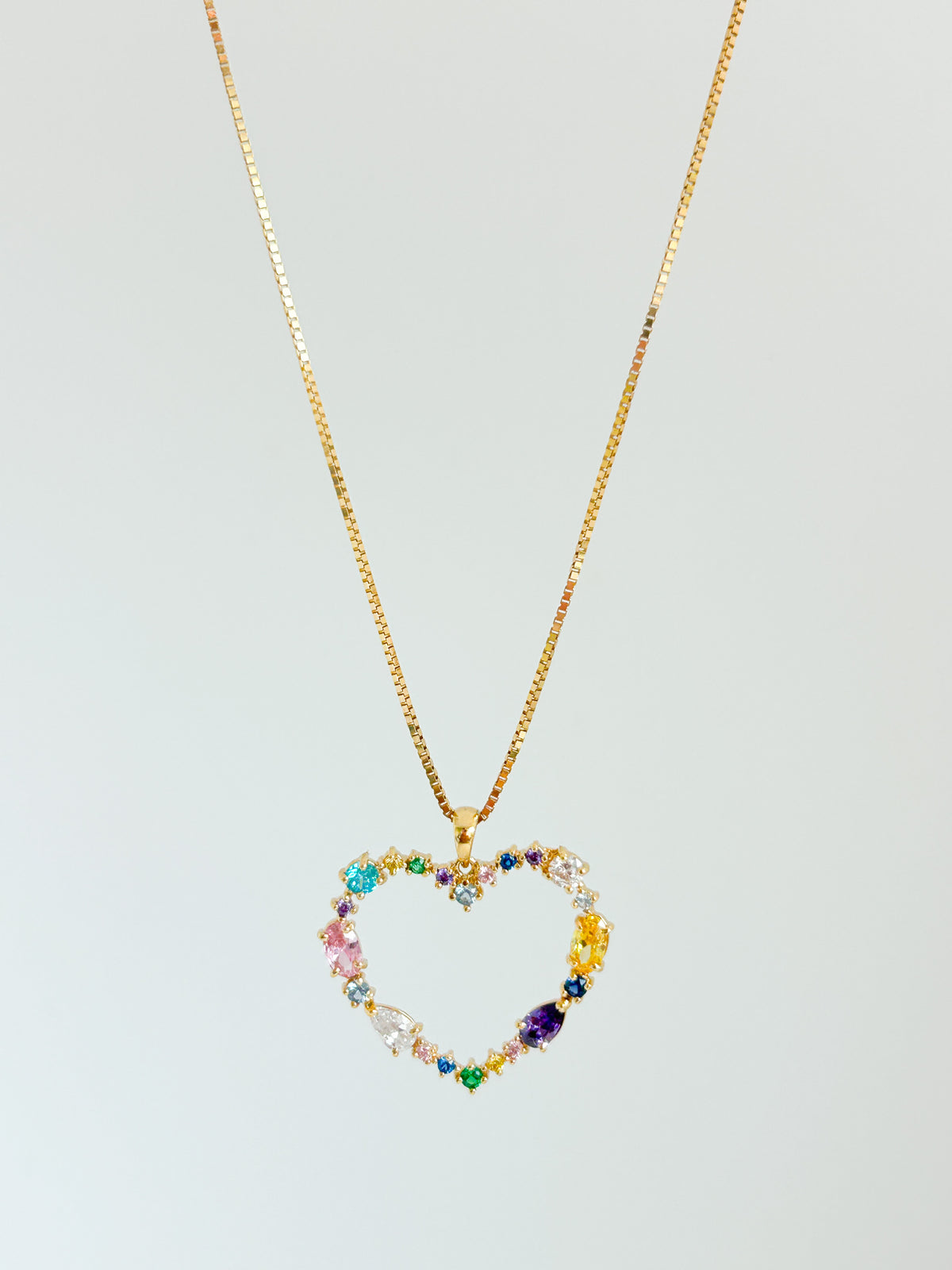 Zirconia Heart Necklace