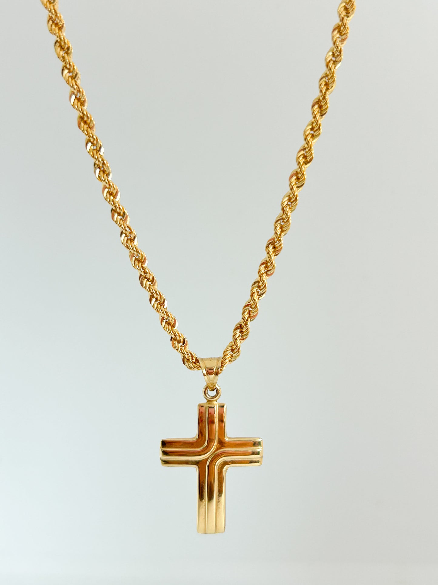 Cross Rope Necklace