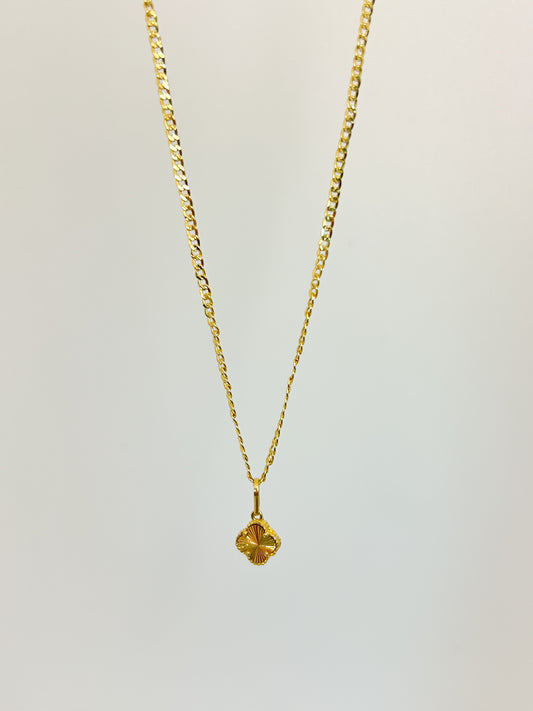 Flower Cuban Necklace