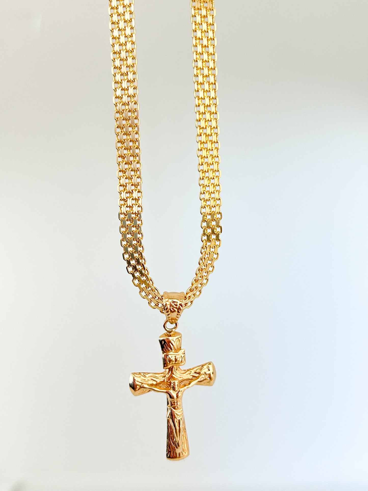 Cross Bismarck Necklace