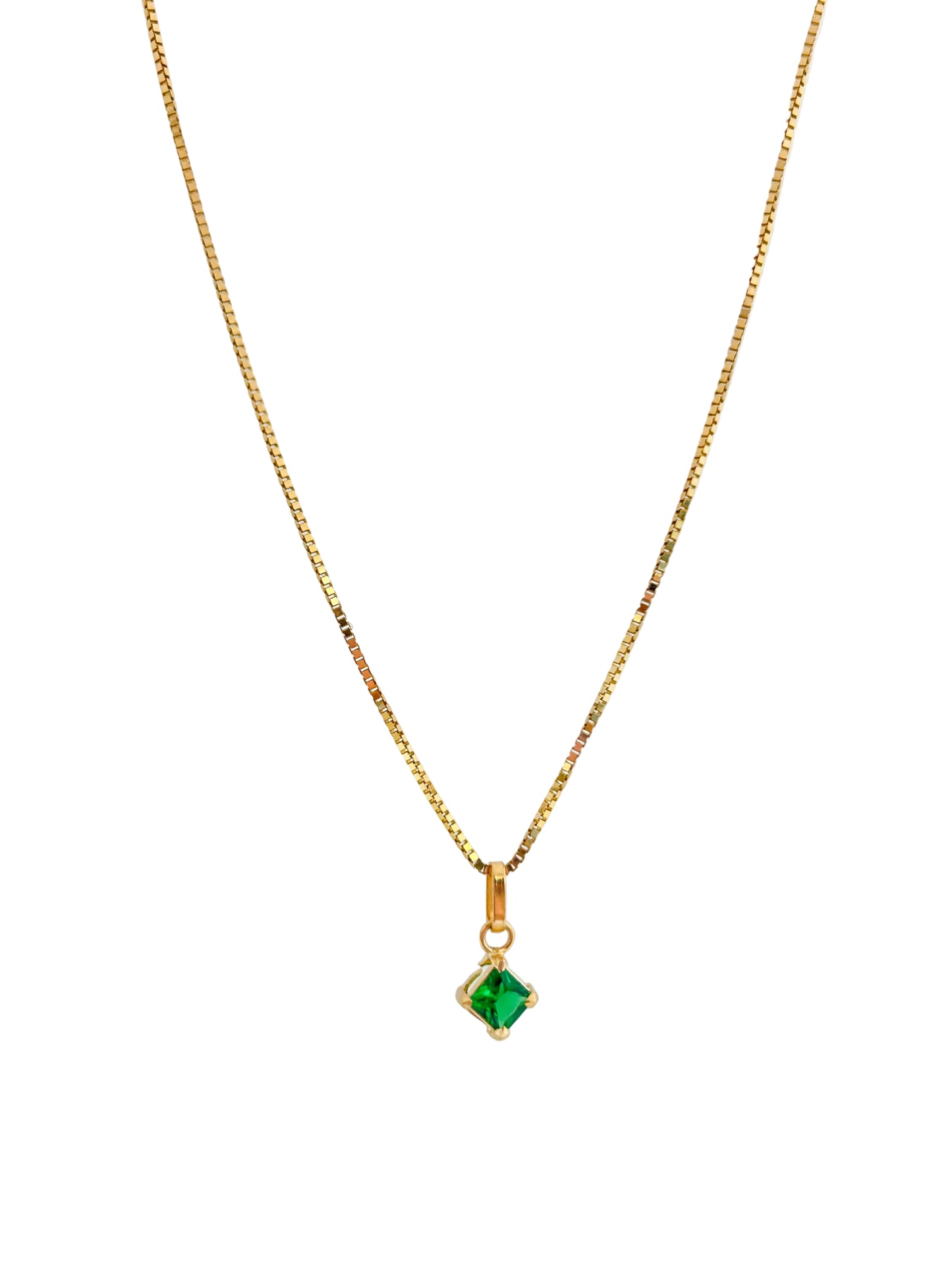 Green Zirconia Necklace