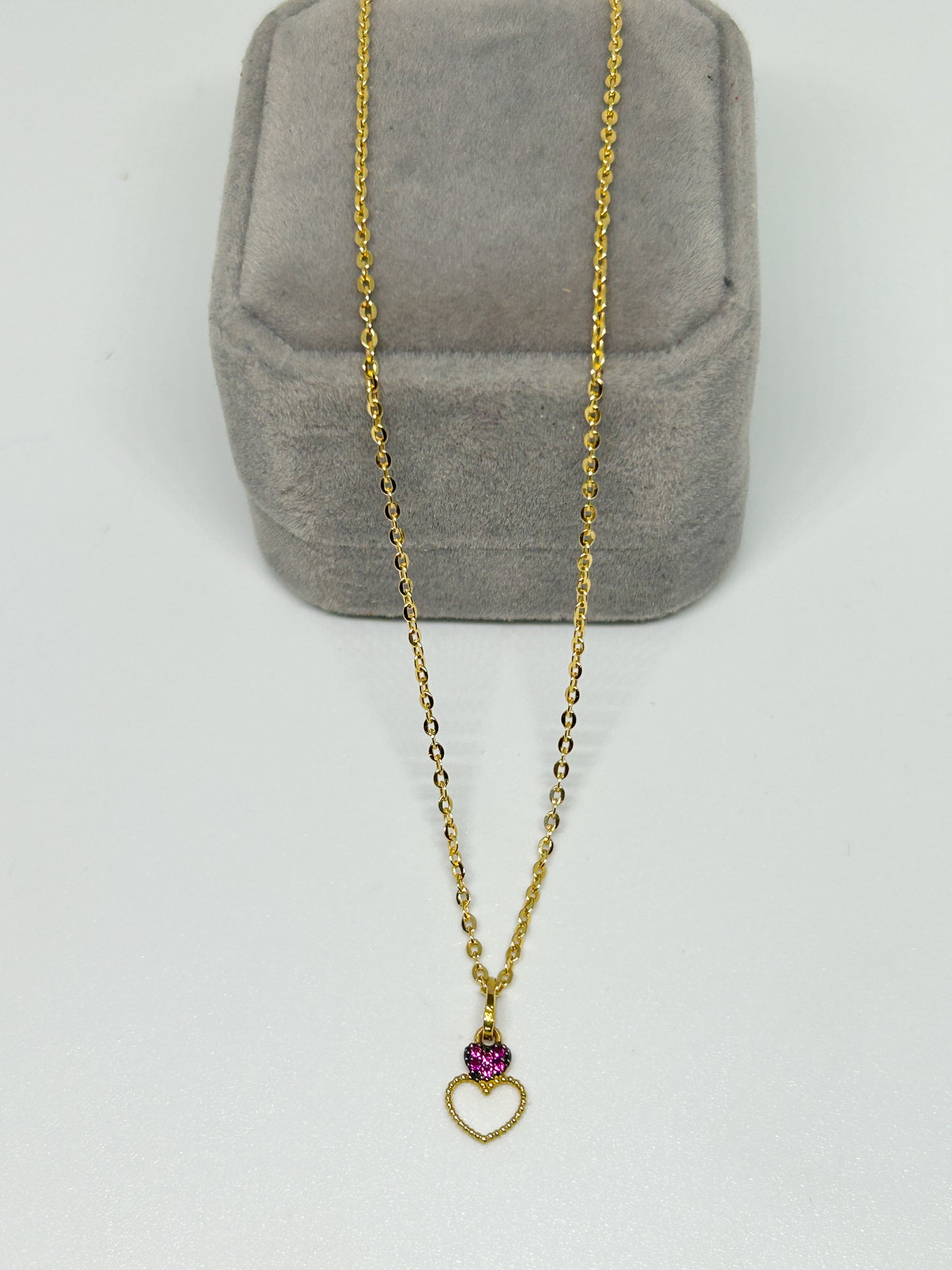 Zirconia Heart Necklace