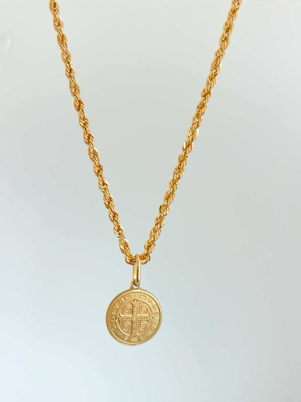 St Benedict Rope Necklace