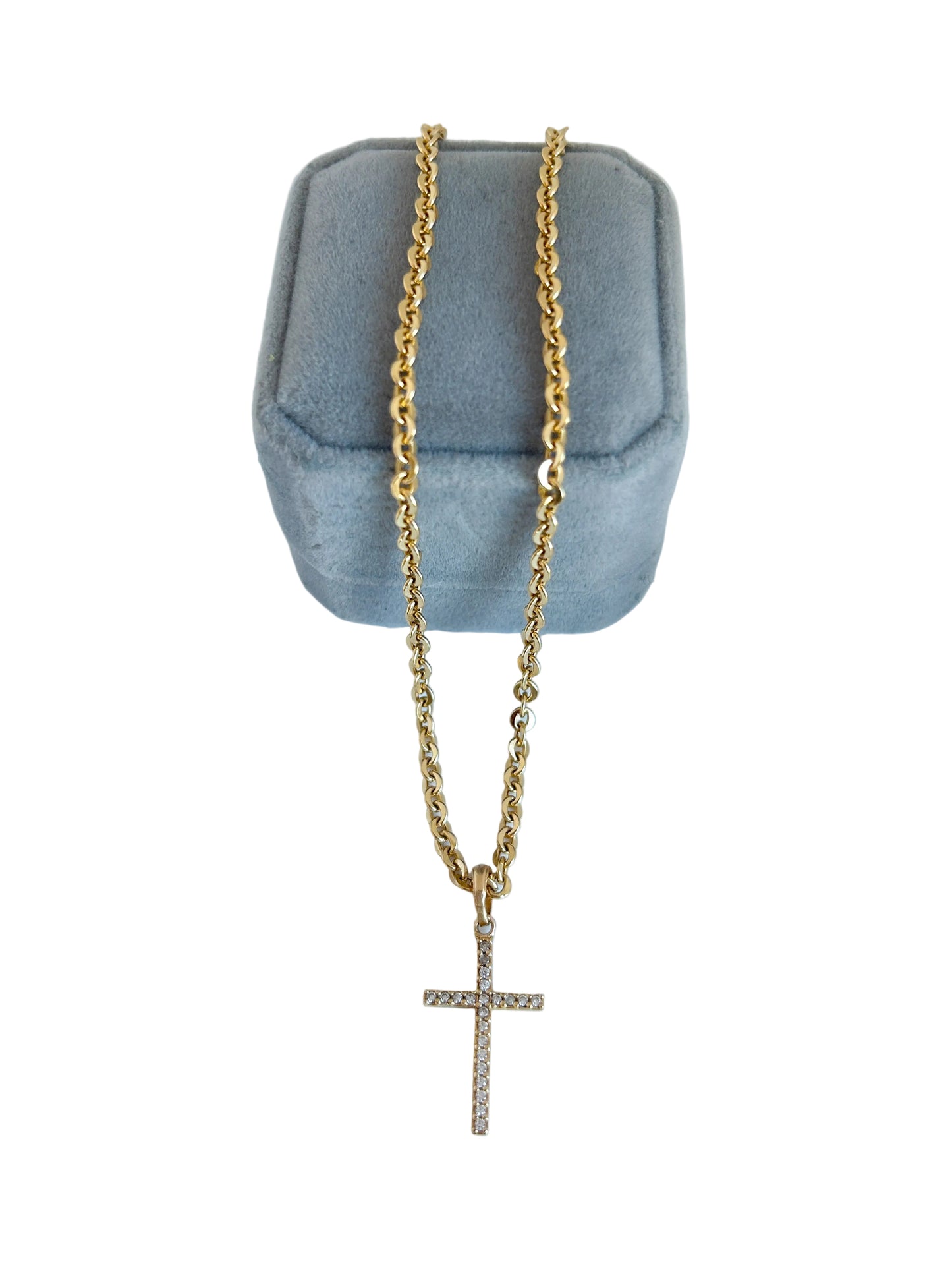 Zirconia Cross Necklace