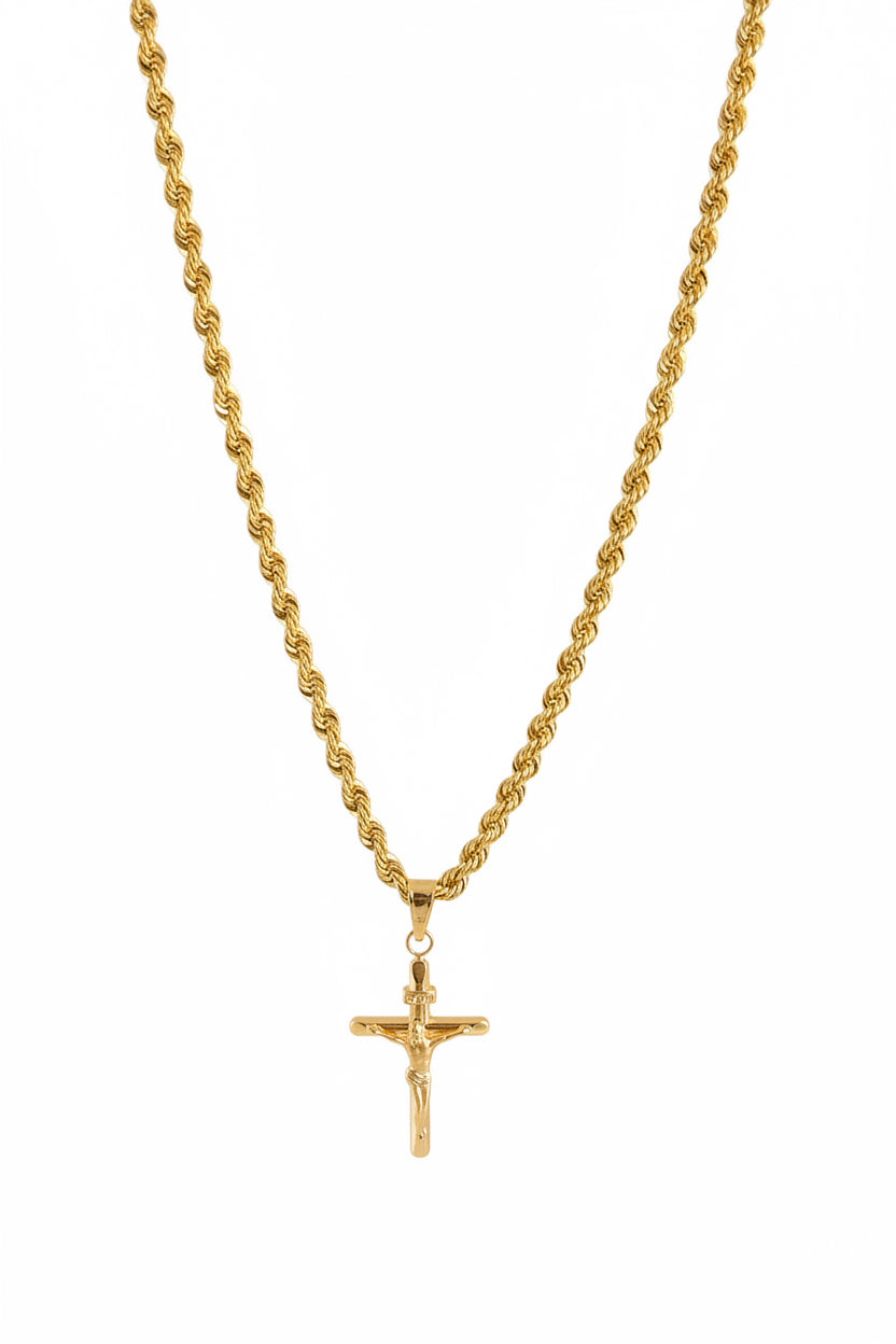 Cross Rope Necklace
