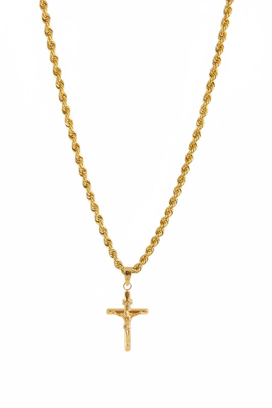 Cross Rope Necklace