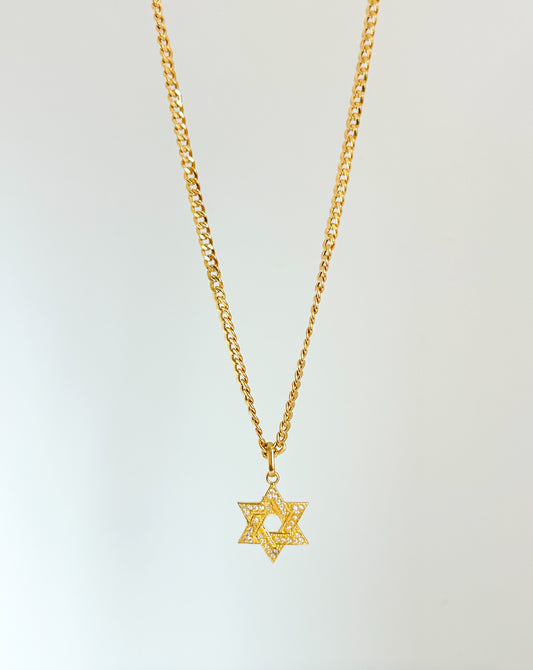 Star Cuban Necklace