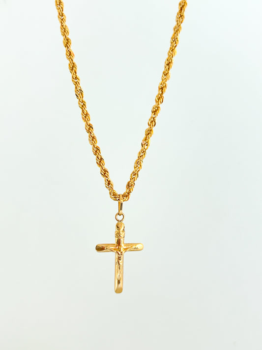 Cross Rope Necklace
