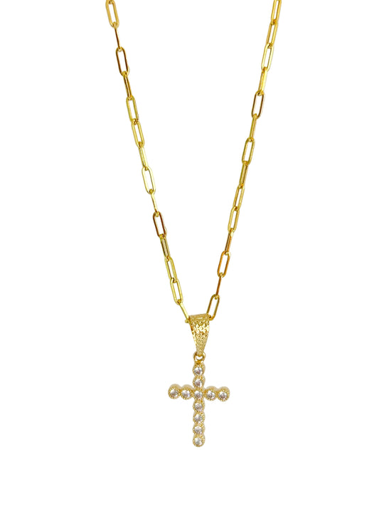 Cross Zirconia Necklace