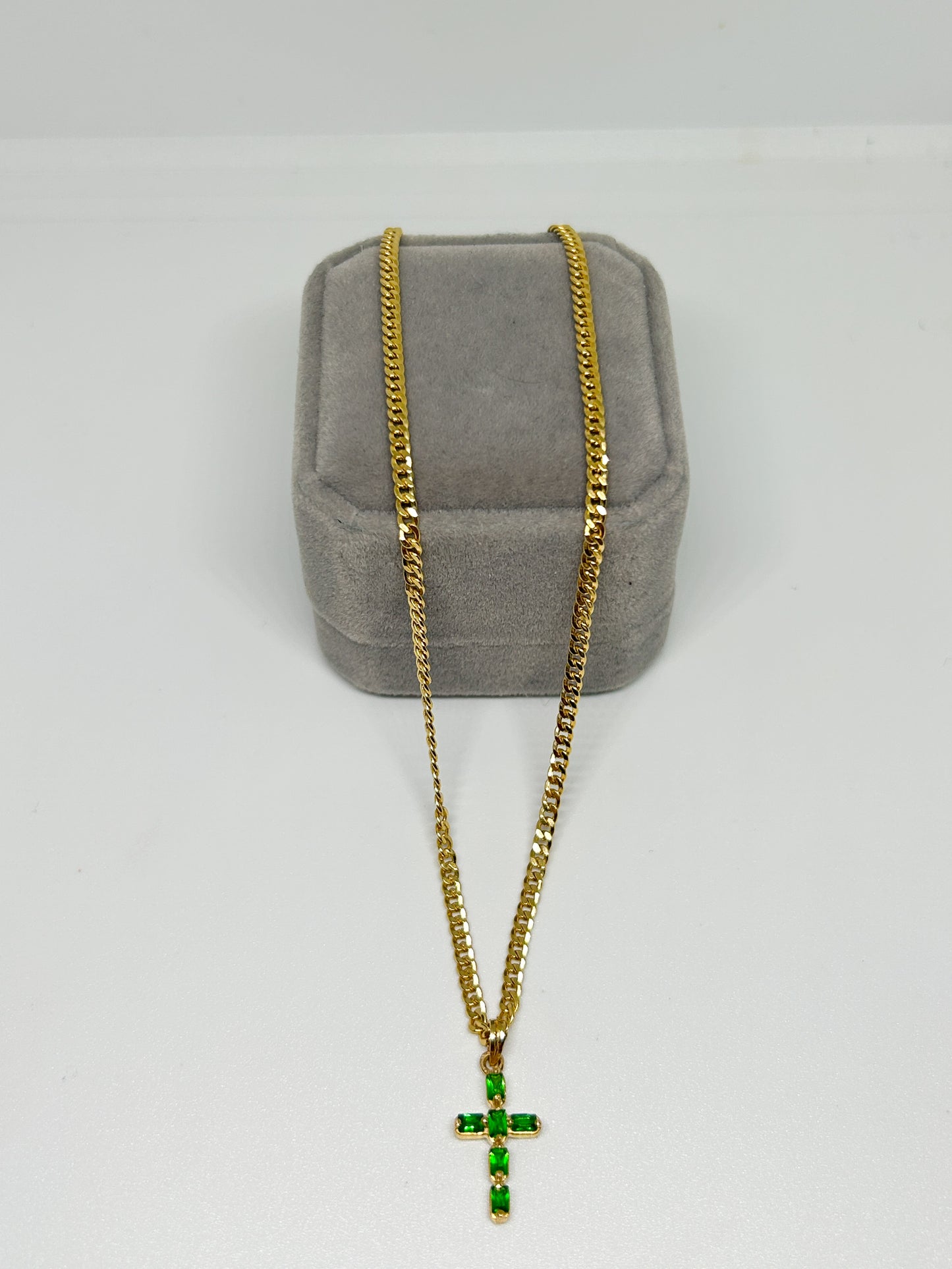 Zirconia Cross Necklace