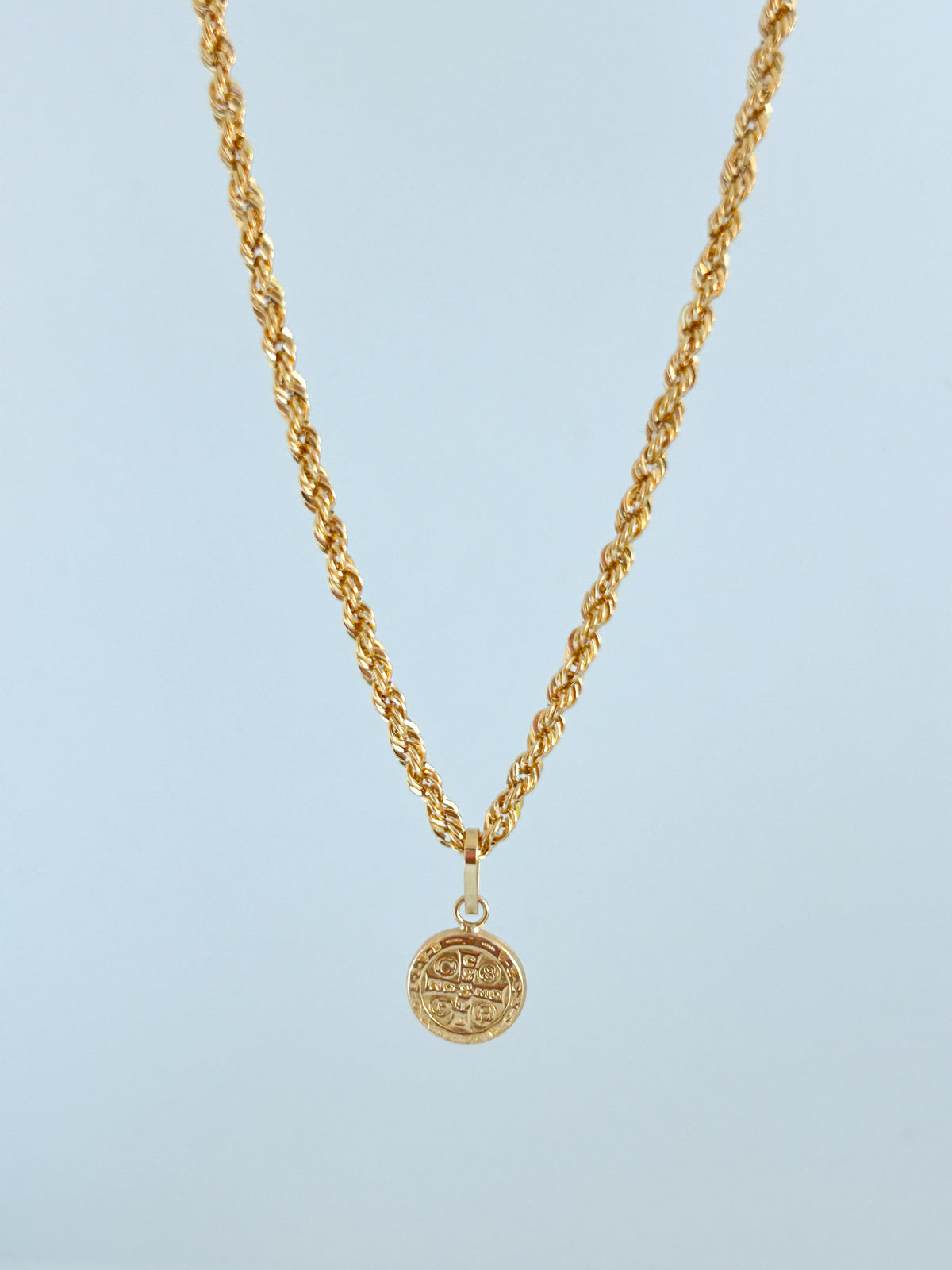 St Benedict Rope Necklace