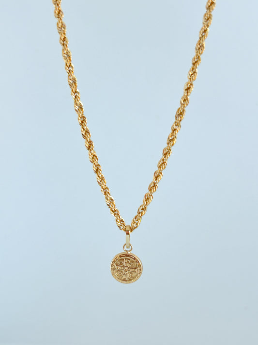 St Benedict Rope Necklace