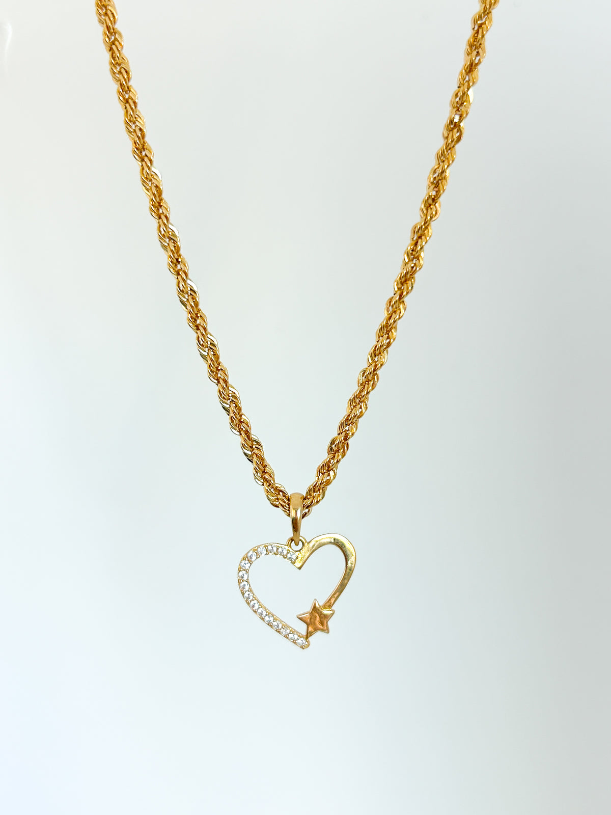 Heart Rope Necklace