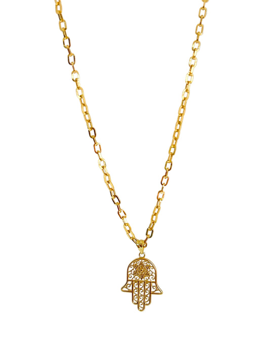 Hamsa Necklace