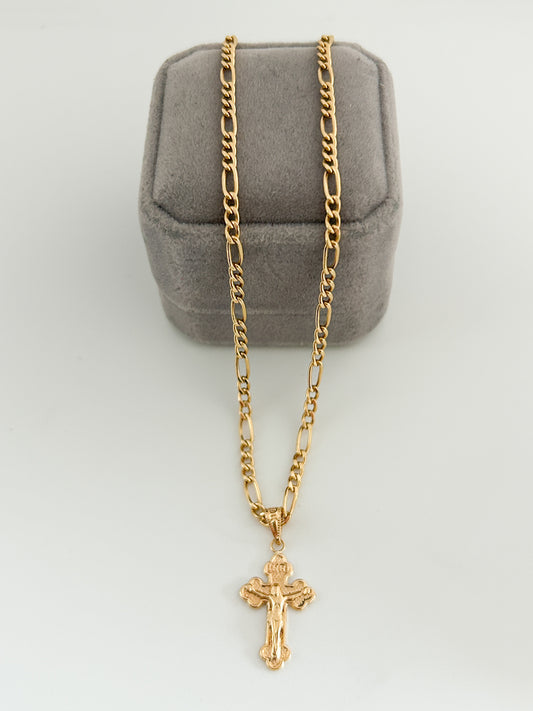 Cross Figaro Necklace