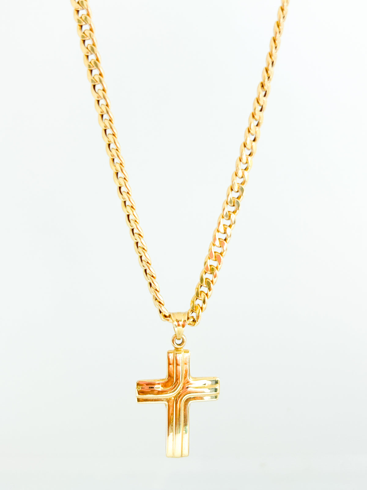 Cross Cuban Necklace