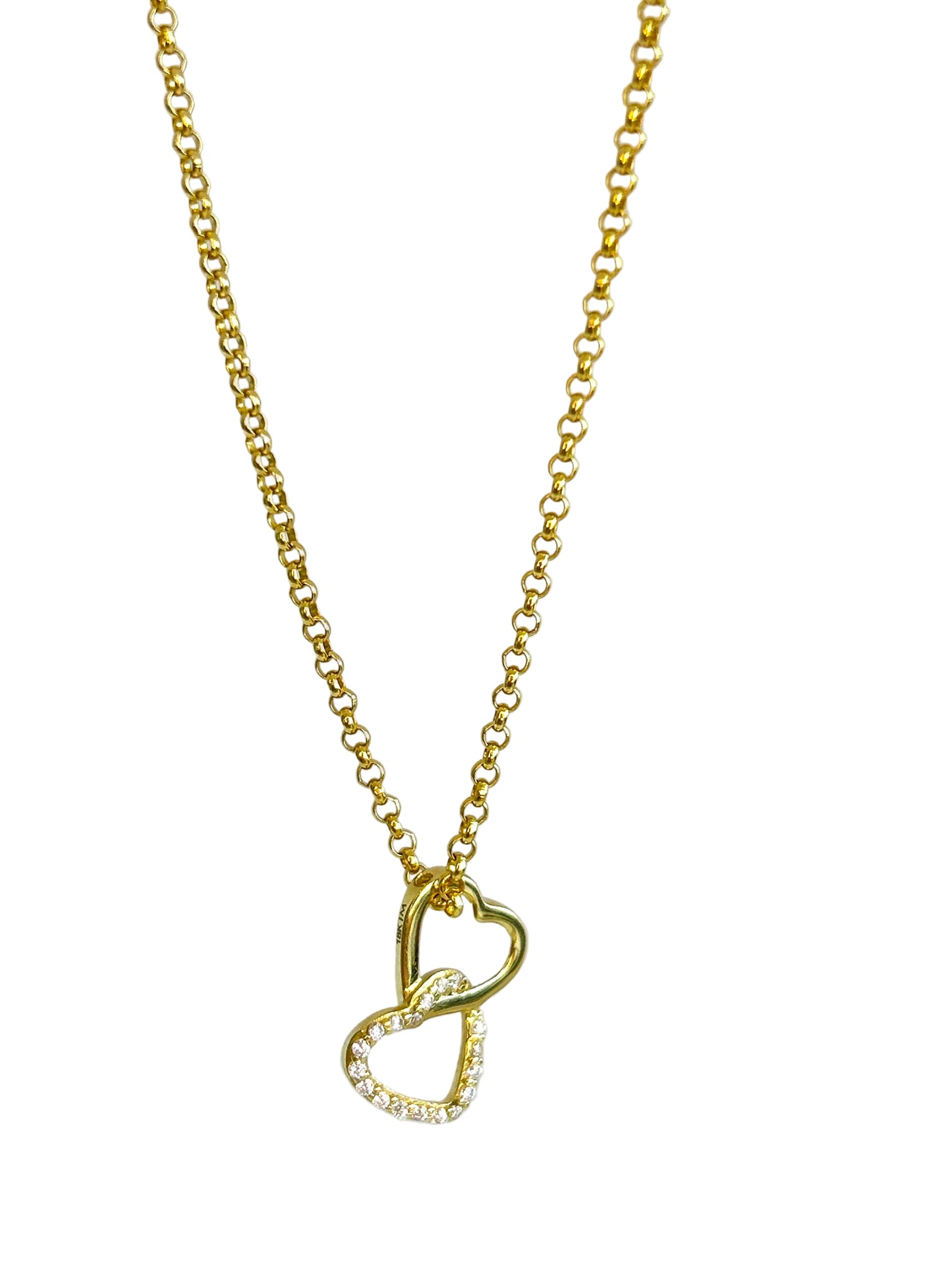 Double Heart Necklace