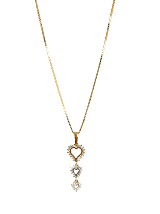 Tri-Hearts Necklace