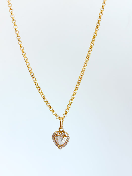 Heart Zirconia Necklace