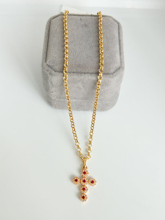 Cross Zirconia Necklace