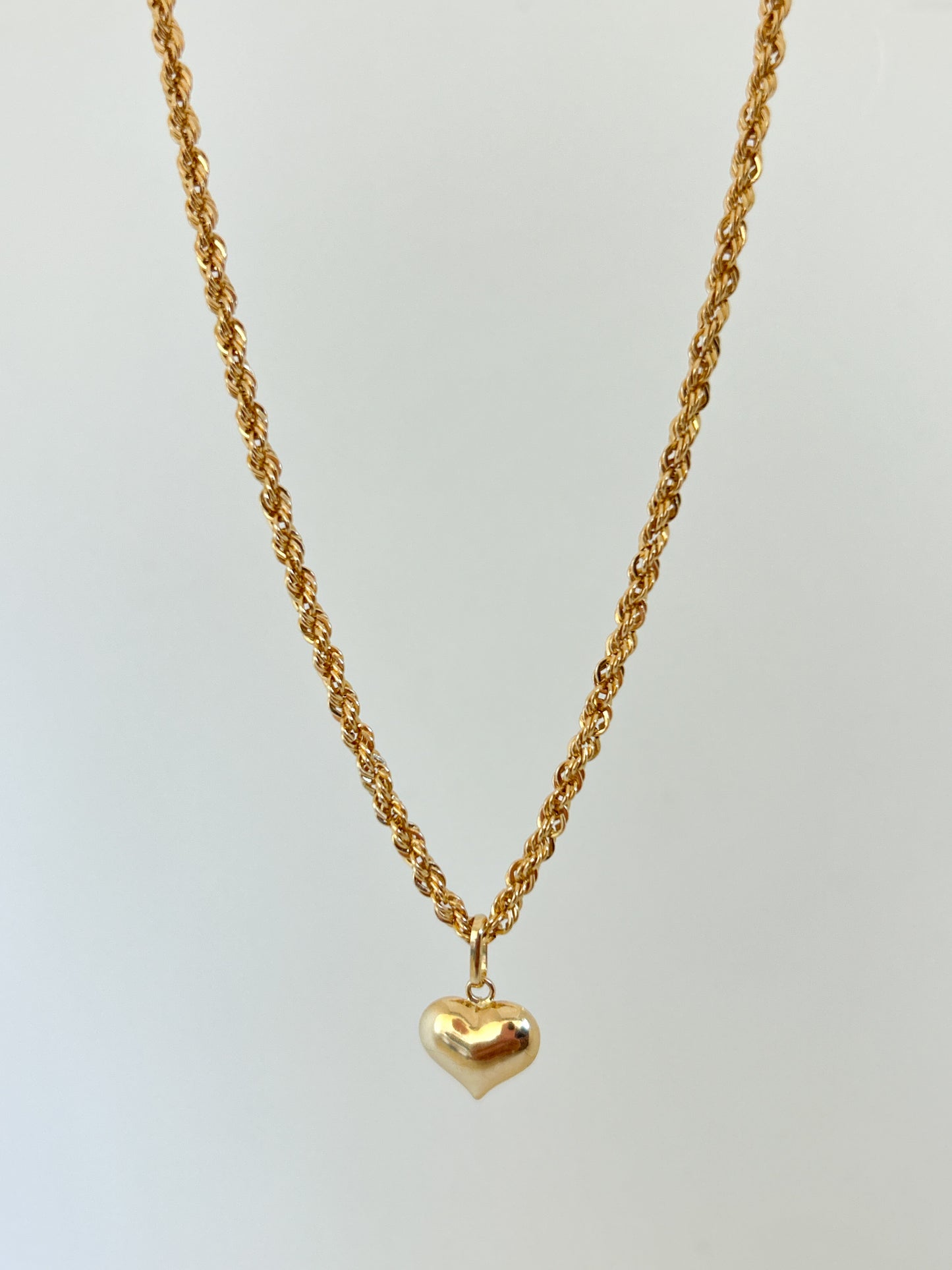 Heart Rope Necklace