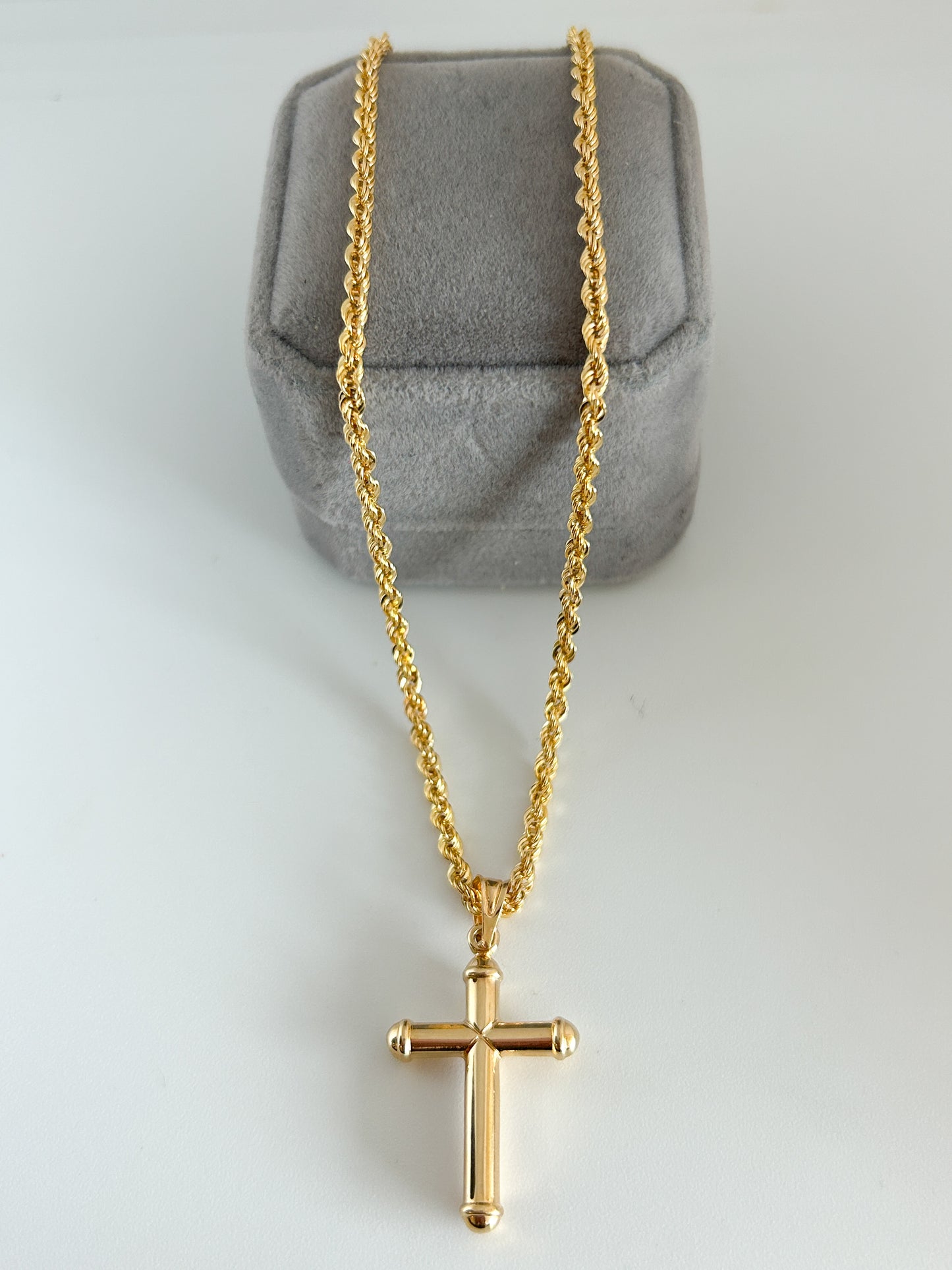 Cross Rope Necklace