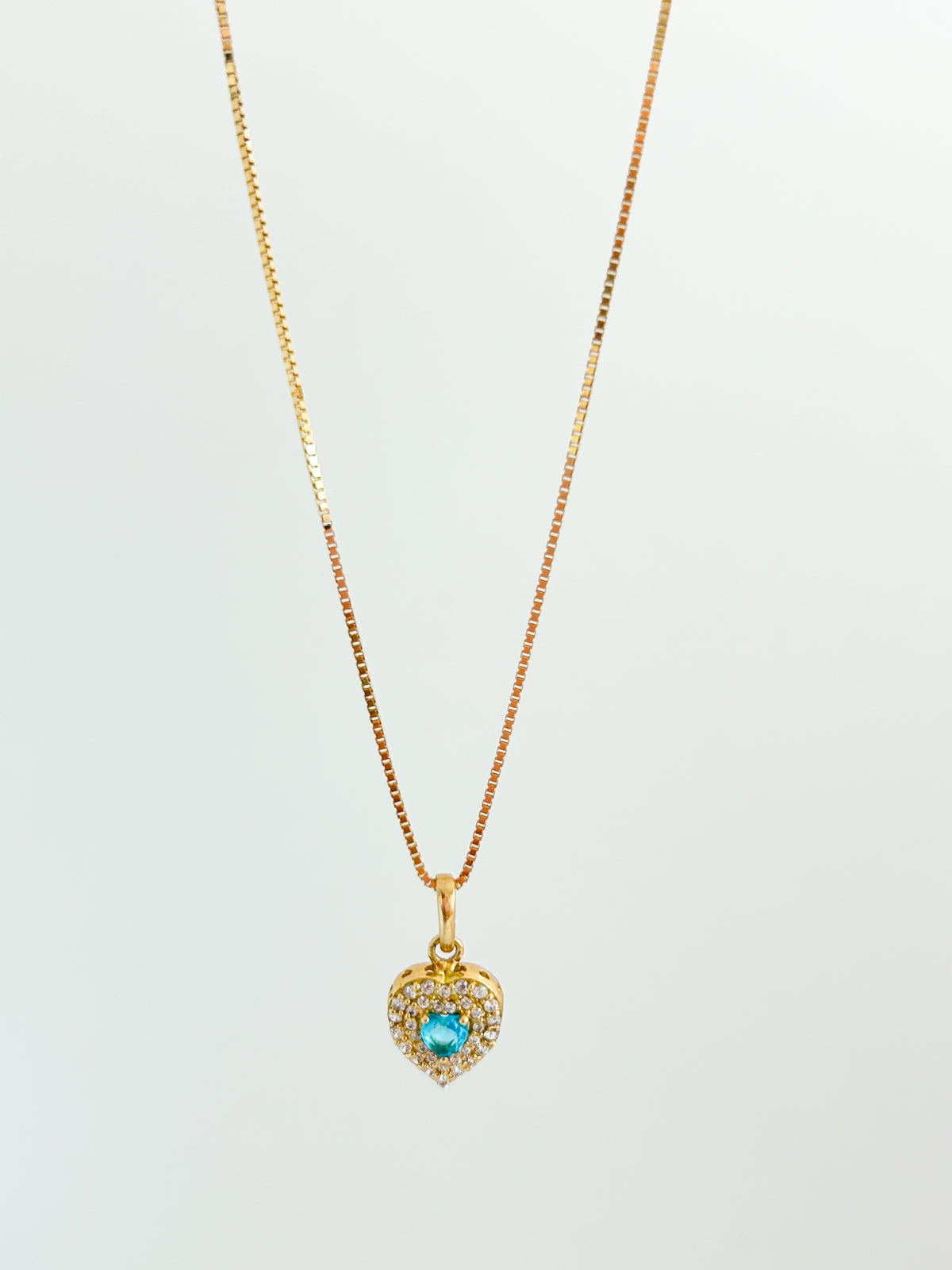 Zirconia Heart Necklace