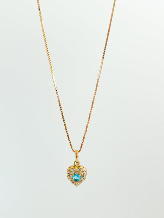 Zirconia Heart Necklace