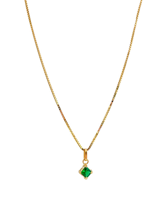 Green Zirconia Necklace