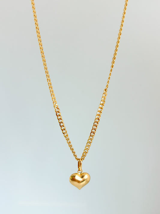 Heart Cuban Necklace