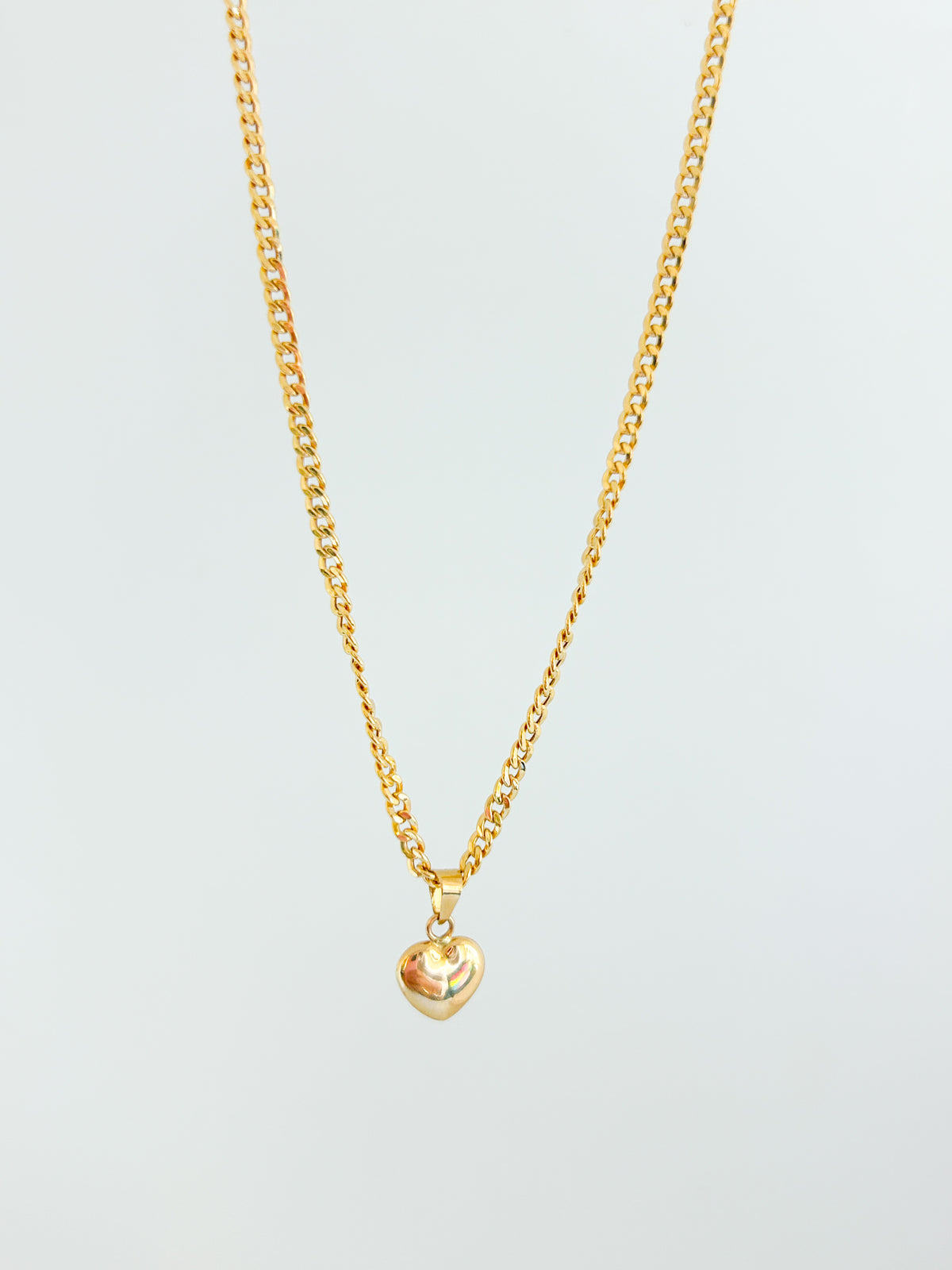 Heart Cuban Necklace