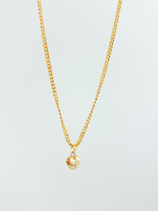 Heart Cuban Necklace