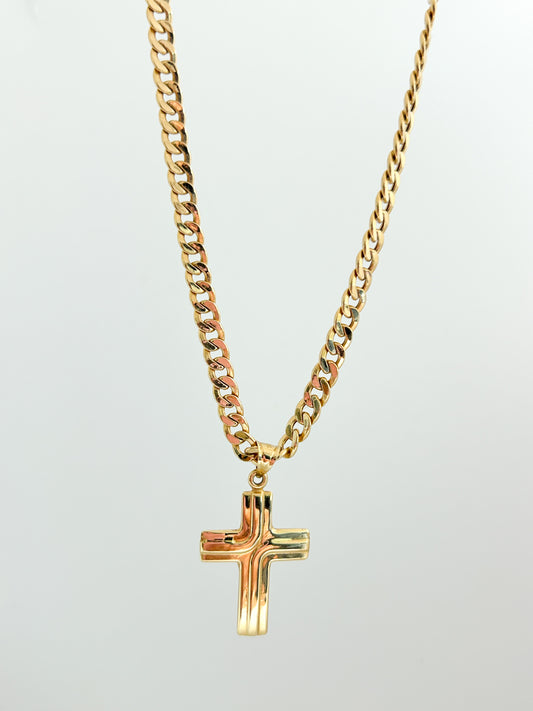Cross Cuban Necklace
