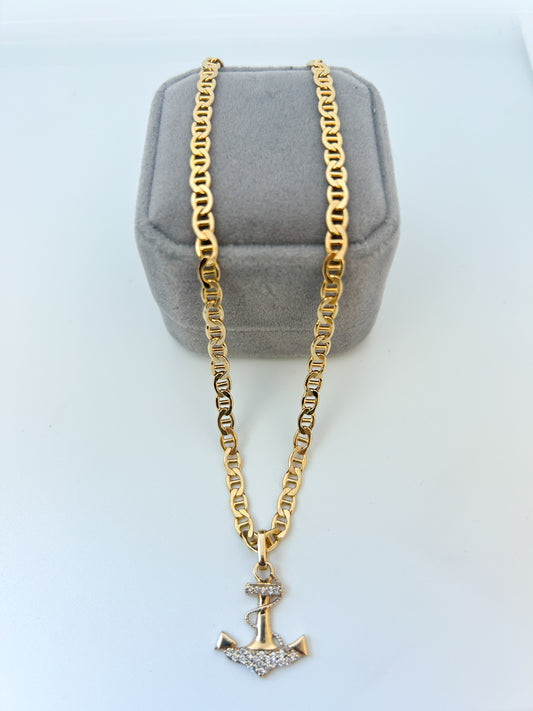 Flat Marine Necklace