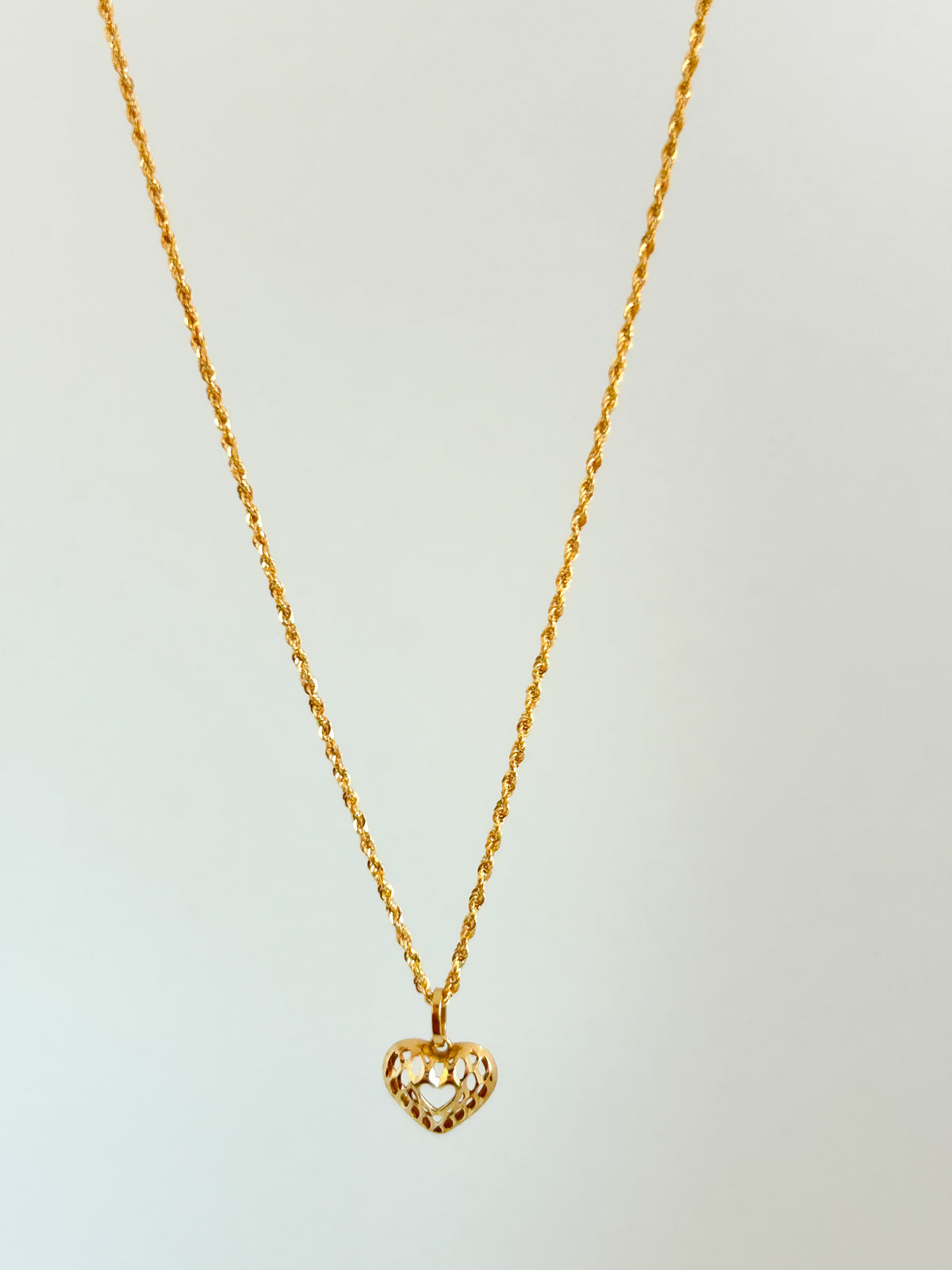 Heart Mini Rope Necklace