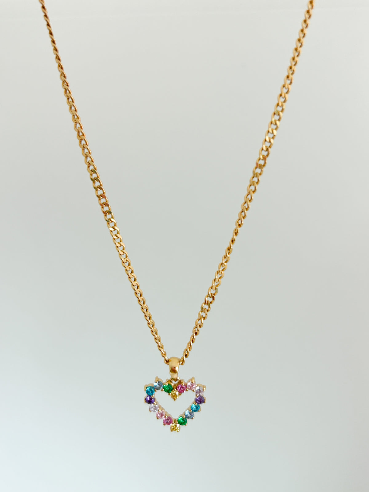 Zirconia Heart Necklace