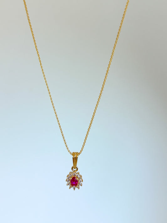 Zirconia Bismarck Necklace