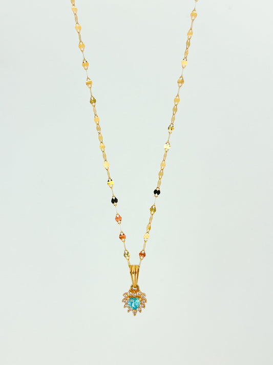 Heart Zirconia Necklace