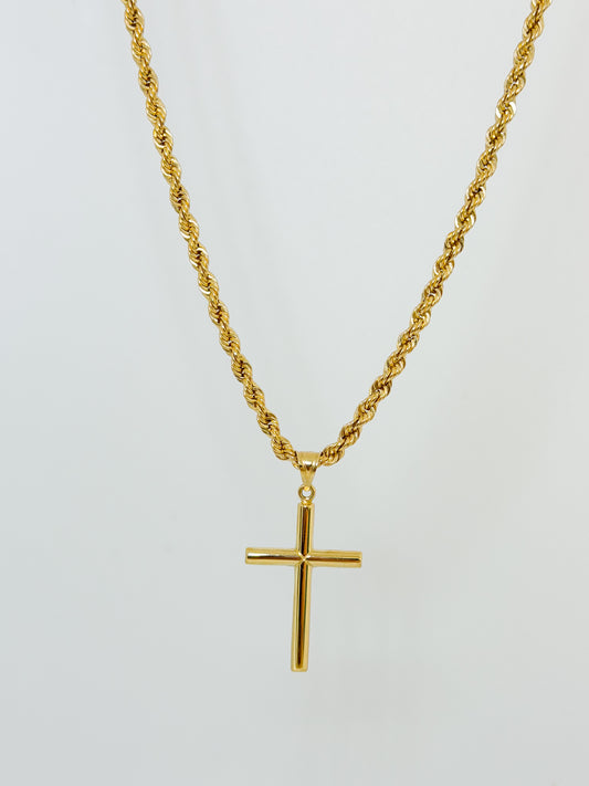 Cross Rope Necklace