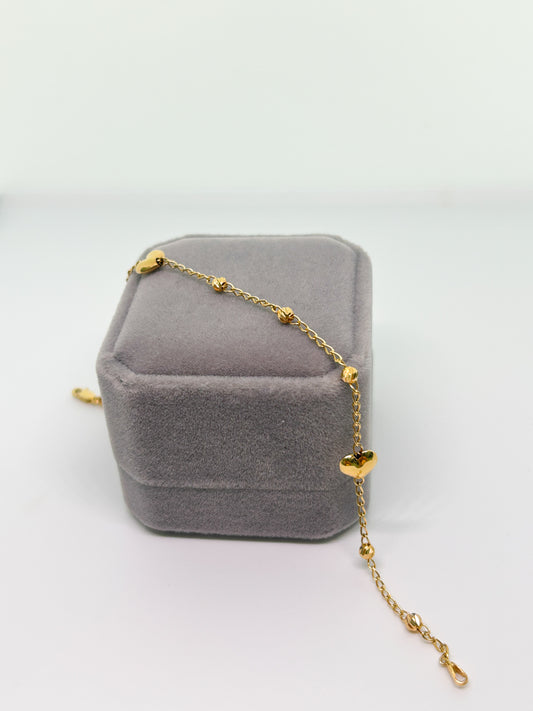Heart and Balls Bracelet